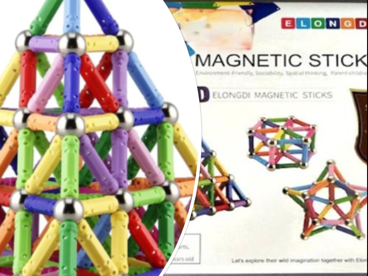 Magnetic Building Sticks Sets Recalled Due to Magnet Ingestion Hazard