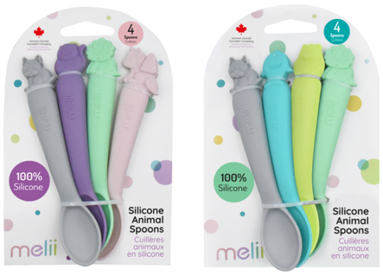 Melii Baby Silicone Spoons for Babies