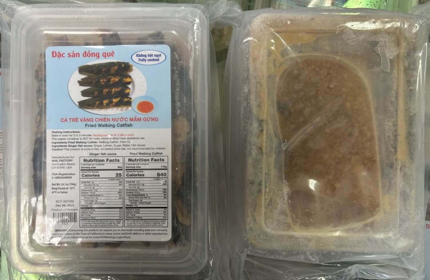 frozen Siluriformes fish products