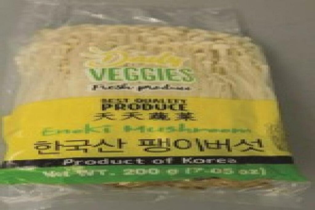 Daily Veggies Enoki Mushrooms Recalled Due to Listeria Contamination Risk